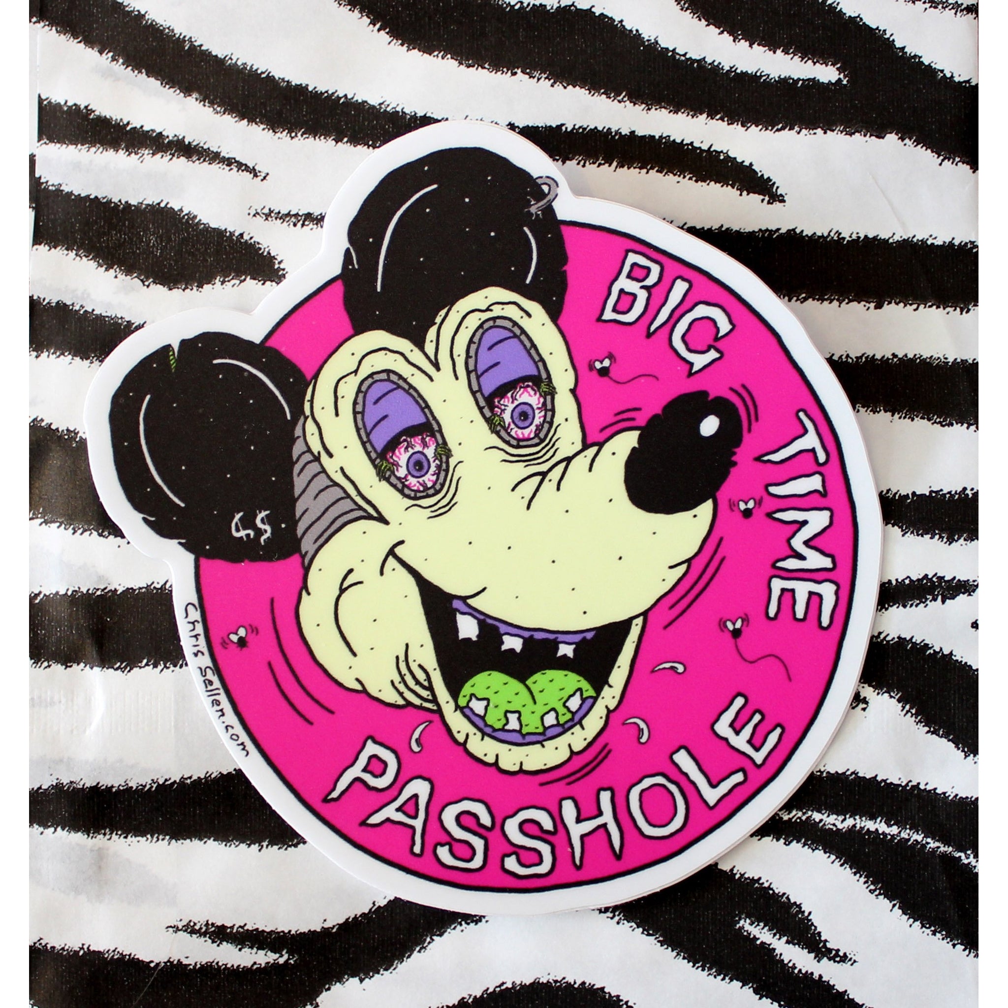 Big Time Passhole- Sticker
