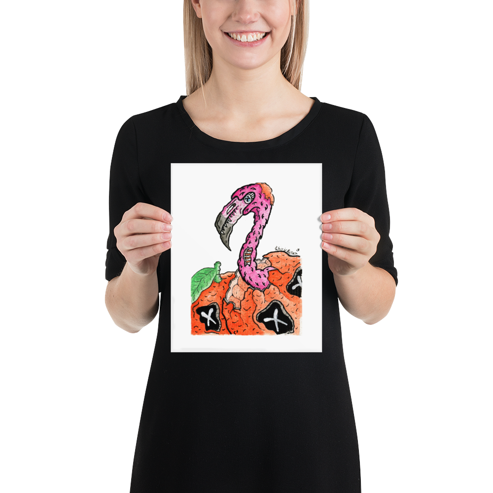 Birth of A Flamingo - Print