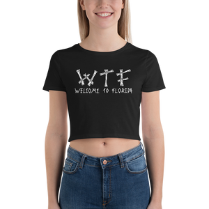 WTF (Welcome To Florida )- Women's Crop Tee