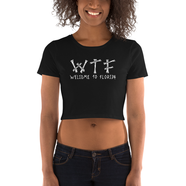 WTF (Welcome To Florida )- Women's Crop Tee