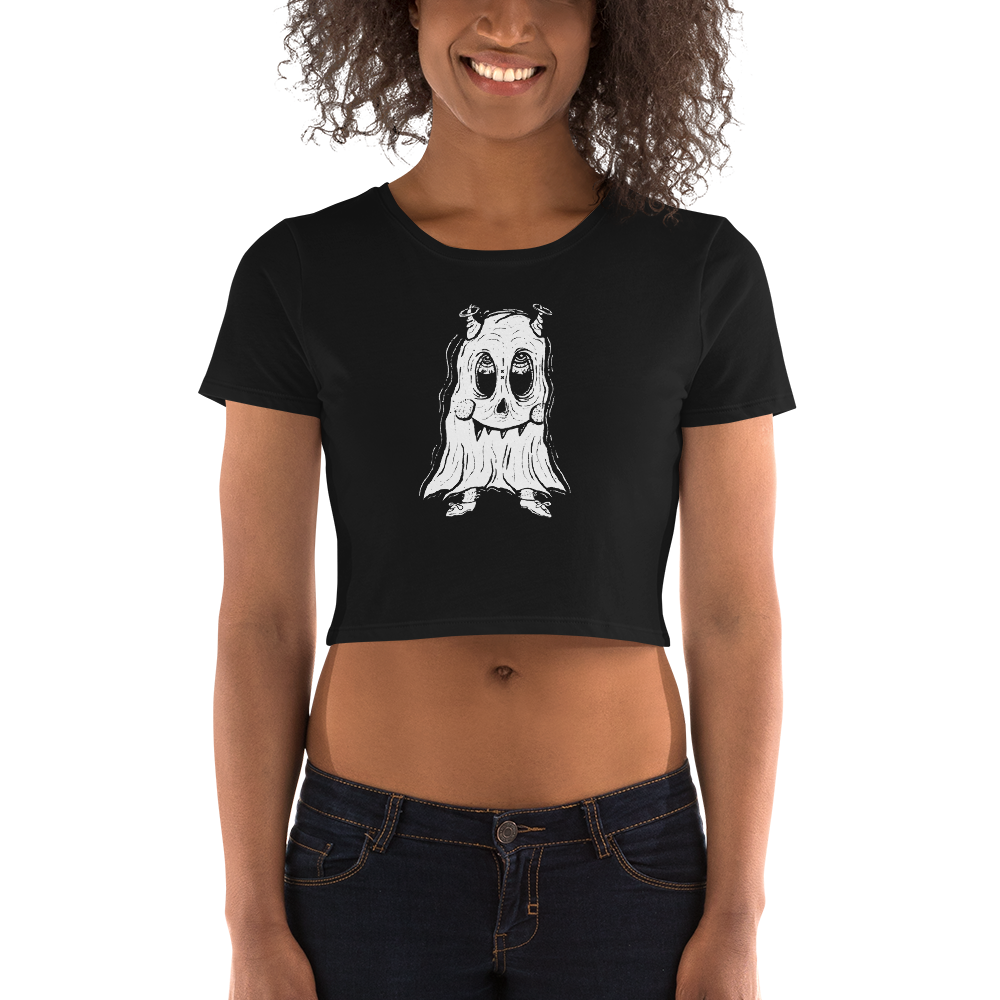 Ghost Kid - Women’s Crop Tee