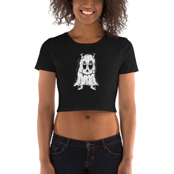 Ghost Kid - Women’s Crop Tee