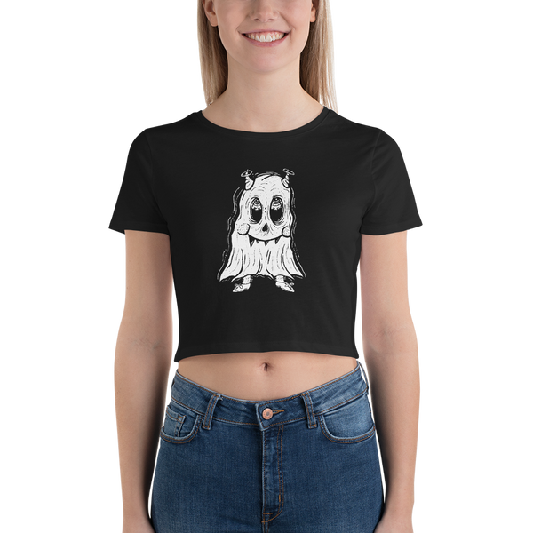 Ghost Kid - Women’s Crop Tee